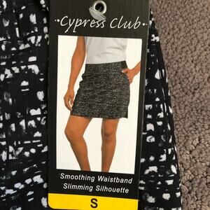 Cypress club active wear/ Skort (black/white)-Small